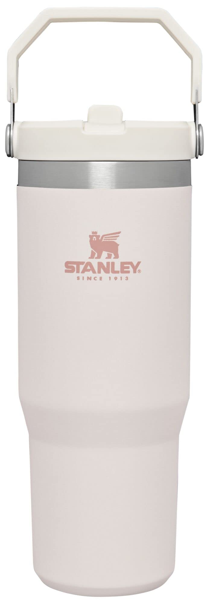STANLEY IceFlow 2.0 Flip Straw Tumbler with Handle 30 oz | Twist On Lid and Flip Up Straw | Leakproof Water Bottle | Insulated Stainless Steel | BPA-Free | Dried Pine