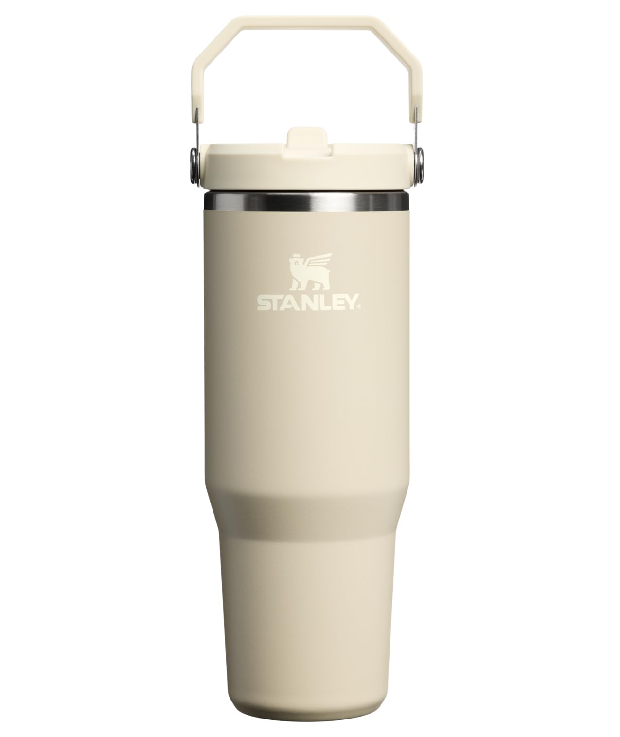 STANLEY IceFlow 2.0 Flip Straw Tumbler with Handle 30 oz | Twist On Lid and Flip Up Straw | Leakproof Water Bottle | Insulated Stainless Steel | BPA-Free | Dried Pine