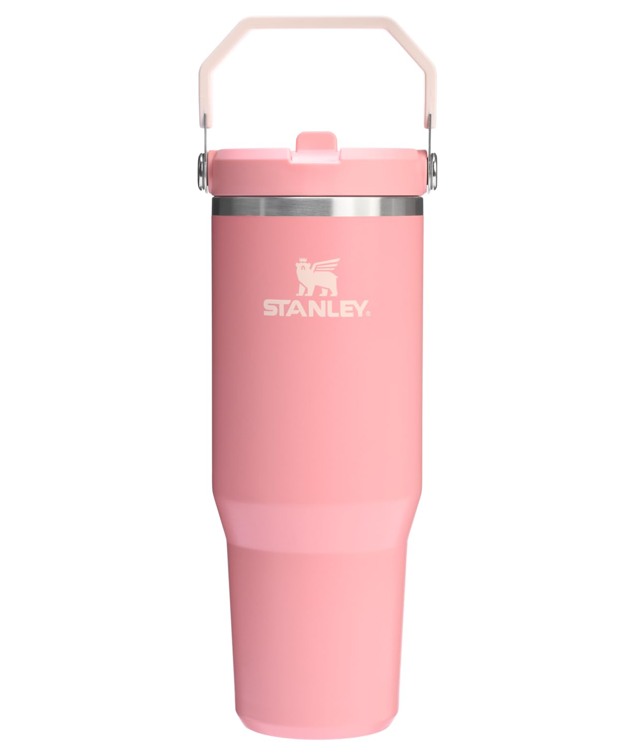 STANLEY IceFlow 2.0 Flip Straw Tumbler with Handle 30 oz | Twist On Lid and Flip Up Straw | Leakproof Water Bottle | Insulated Stainless Steel | BPA-Free | Dried Pine