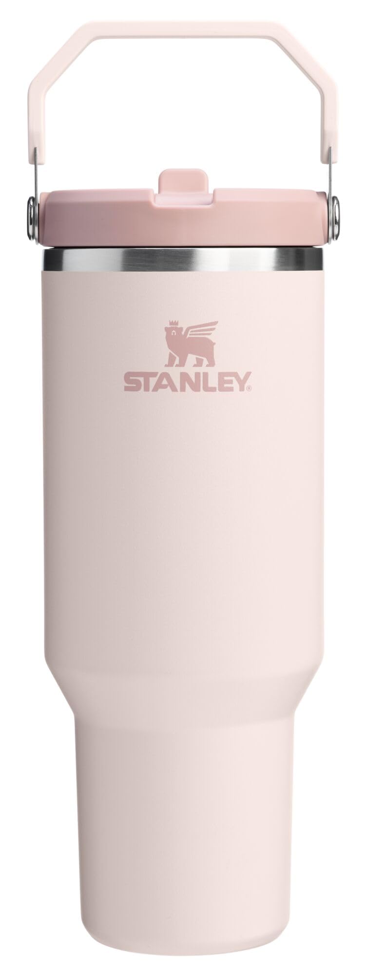 STANLEY IceFlow 2.0 Flip Straw Tumbler with Handle 30 oz | Twist On Lid and Flip Up Straw | Leakproof Water Bottle | Insulated Stainless Steel | BPA-Free | Dried Pine