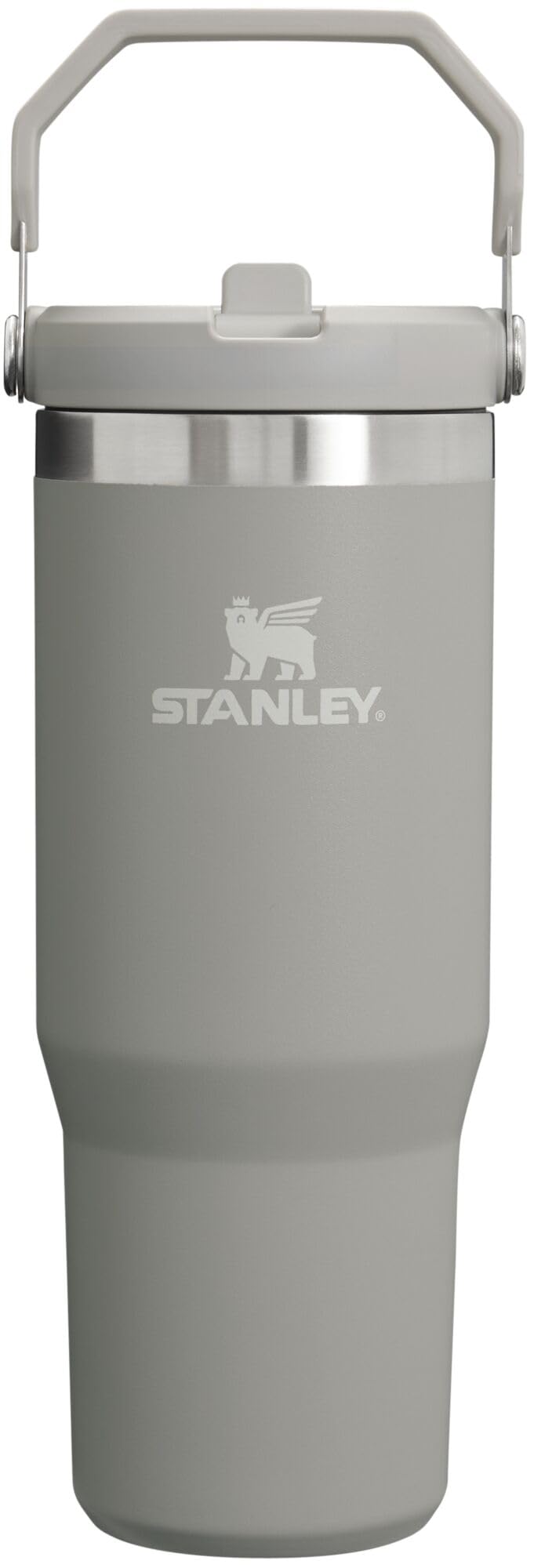 STANLEY IceFlow 2.0 Flip Straw Tumbler with Handle 30 oz | Twist On Lid and Flip Up Straw | Leakproof Water Bottle | Insulated Stainless Steel | BPA-Free | Dried Pine