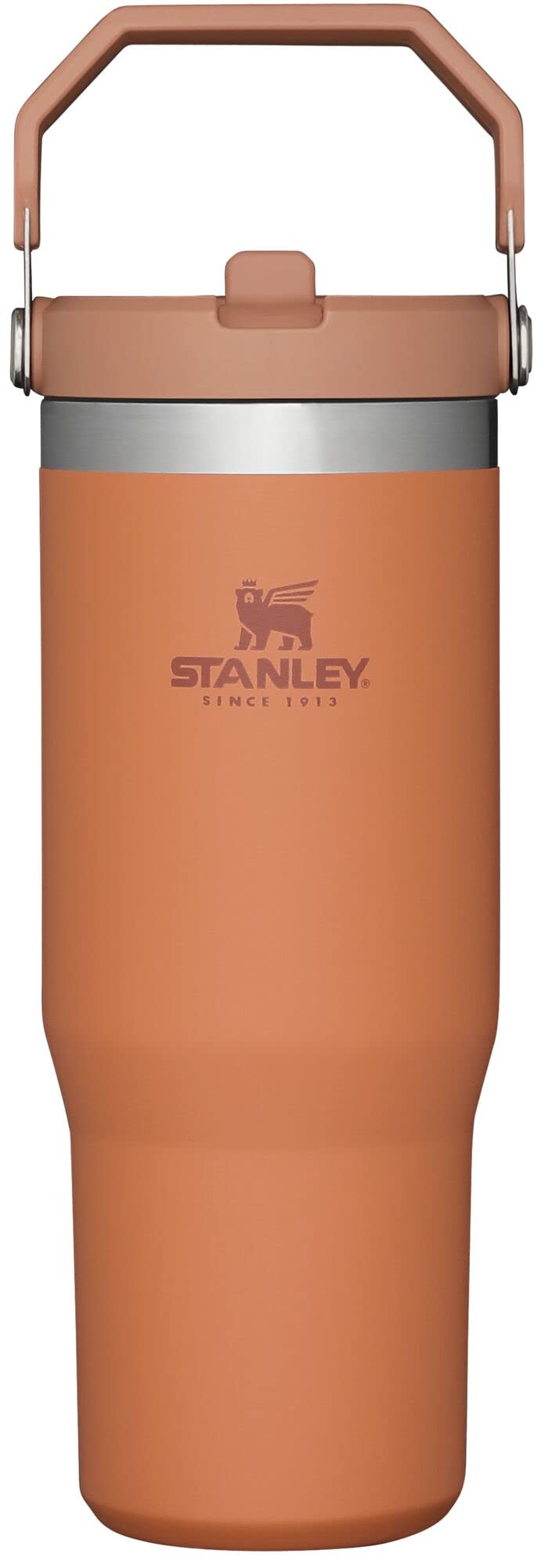 STANLEY IceFlow 2.0 Flip Straw Tumbler with Handle 30 oz | Twist On Lid and Flip Up Straw | Leakproof Water Bottle | Insulated Stainless Steel | BPA-Free | Dried Pine