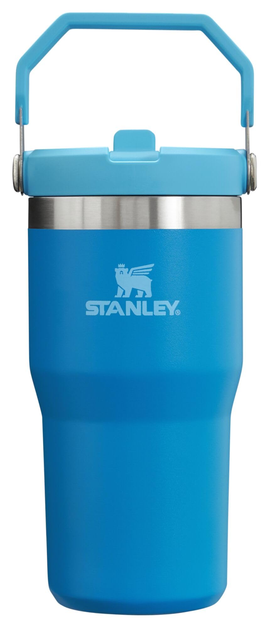 STANLEY IceFlow 2.0 Flip Straw Tumbler with Handle 30 oz | Twist On Lid and Flip Up Straw | Leakproof Water Bottle | Insulated Stainless Steel | BPA-Free | Dried Pine