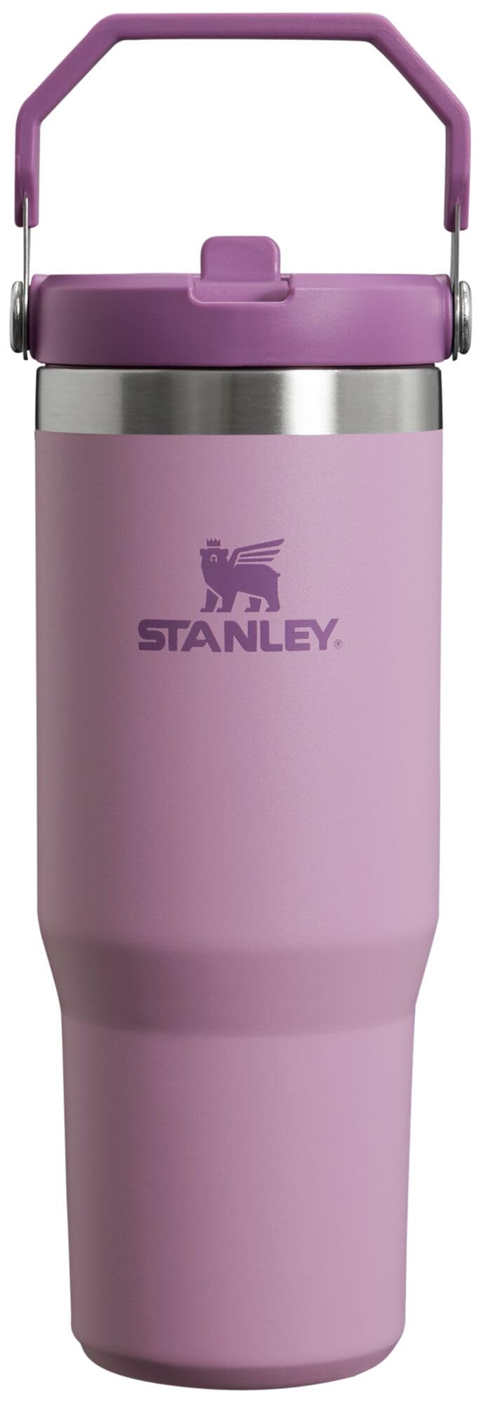 STANLEY IceFlow 2.0 Flip Straw Tumbler with Handle 30 oz | Twist On Lid and Flip Up Straw | Leakproof Water Bottle | Insulated Stainless Steel | BPA-Free | Dried Pine
