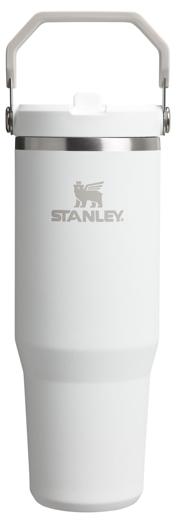 STANLEY IceFlow 2.0 Flip Straw Tumbler with Handle 30 oz | Twist On Lid and Flip Up Straw | Leakproof Water Bottle | Insulated Stainless Steel | BPA-Free | Dried Pine