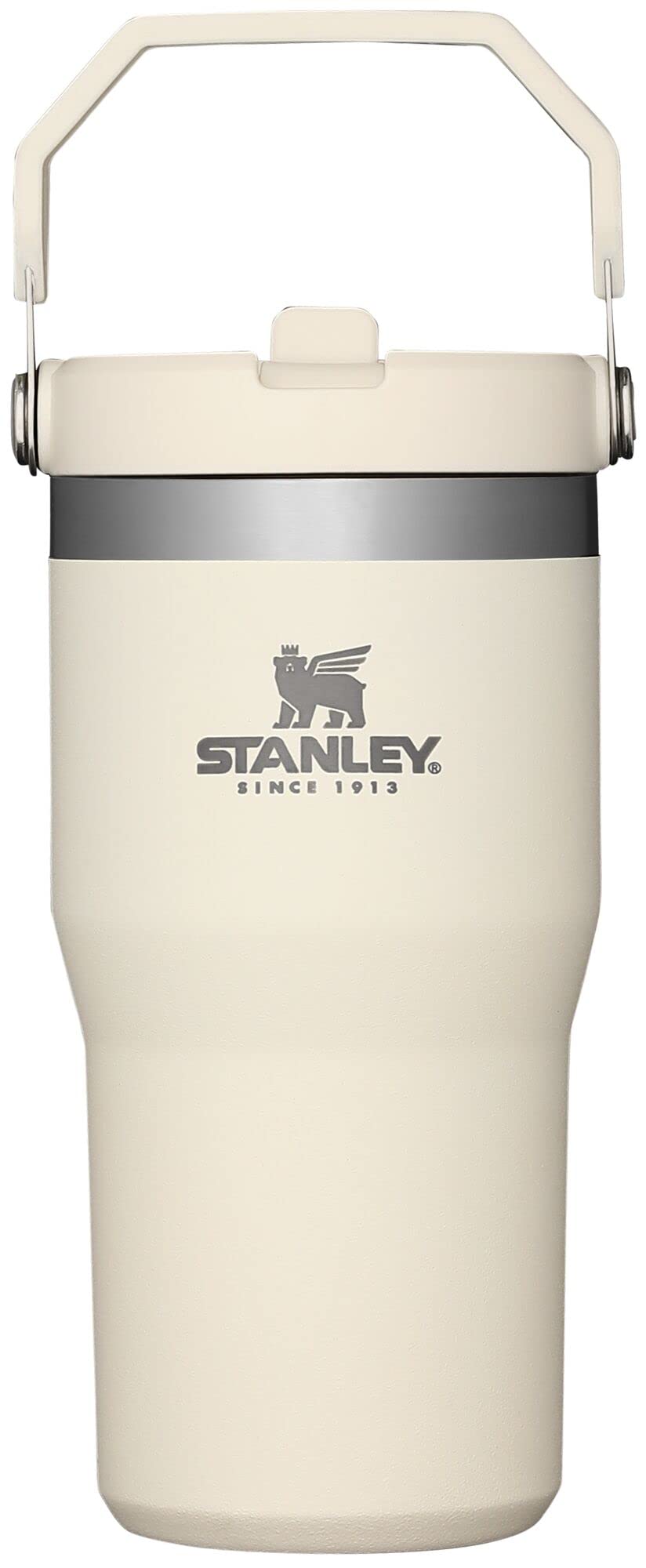 STANLEY IceFlow 2.0 Flip Straw Tumbler with Handle 30 oz | Twist On Lid and Flip Up Straw | Leakproof Water Bottle | Insulated Stainless Steel | BPA-Free | Dried Pine