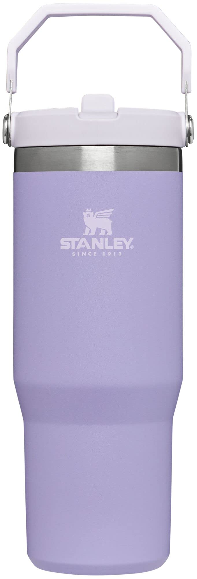 STANLEY IceFlow 2.0 Flip Straw Tumbler with Handle 30 oz | Twist On Lid and Flip Up Straw | Leakproof Water Bottle | Insulated Stainless Steel | BPA-Free | Dried Pine