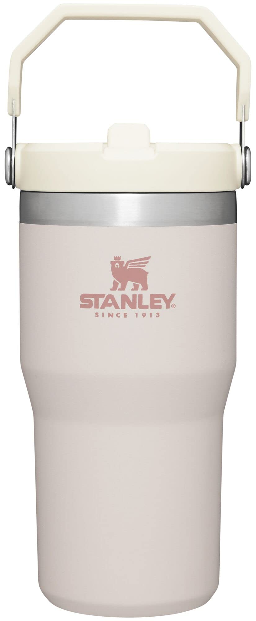 STANLEY IceFlow 2.0 Flip Straw Tumbler with Handle 30 oz | Twist On Lid and Flip Up Straw | Leakproof Water Bottle | Insulated Stainless Steel | BPA-Free | Dried Pine