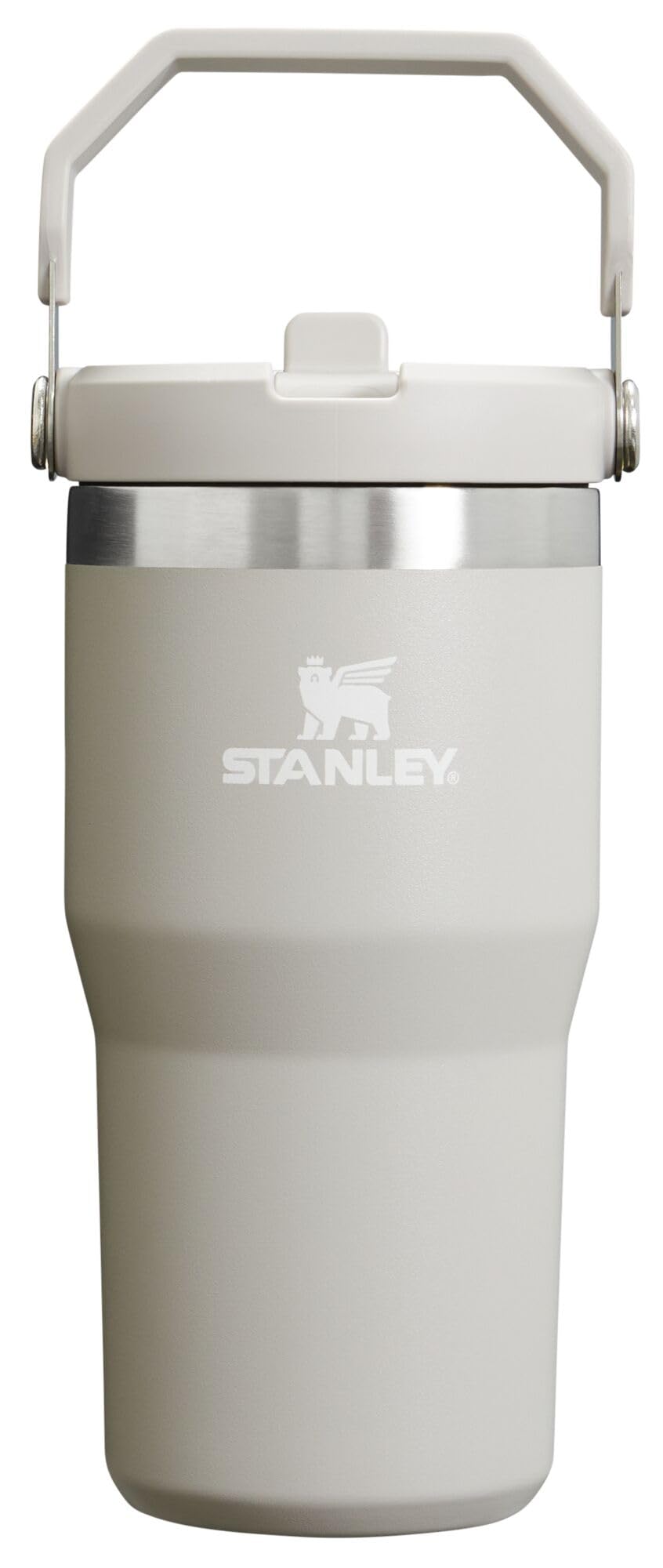 STANLEY IceFlow 2.0 Flip Straw Tumbler with Handle 30 oz | Twist On Lid and Flip Up Straw | Leakproof Water Bottle | Insulated Stainless Steel | BPA-Free | Dried Pine