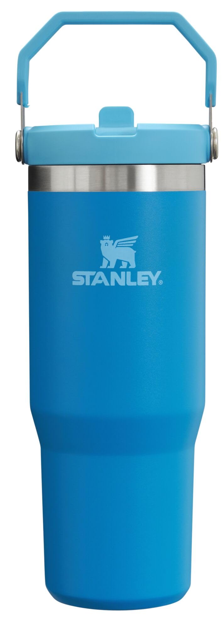 STANLEY IceFlow 2.0 Flip Straw Tumbler with Handle 30 oz | Twist On Lid and Flip Up Straw | Leakproof Water Bottle | Insulated Stainless Steel | BPA-Free | Dried Pine