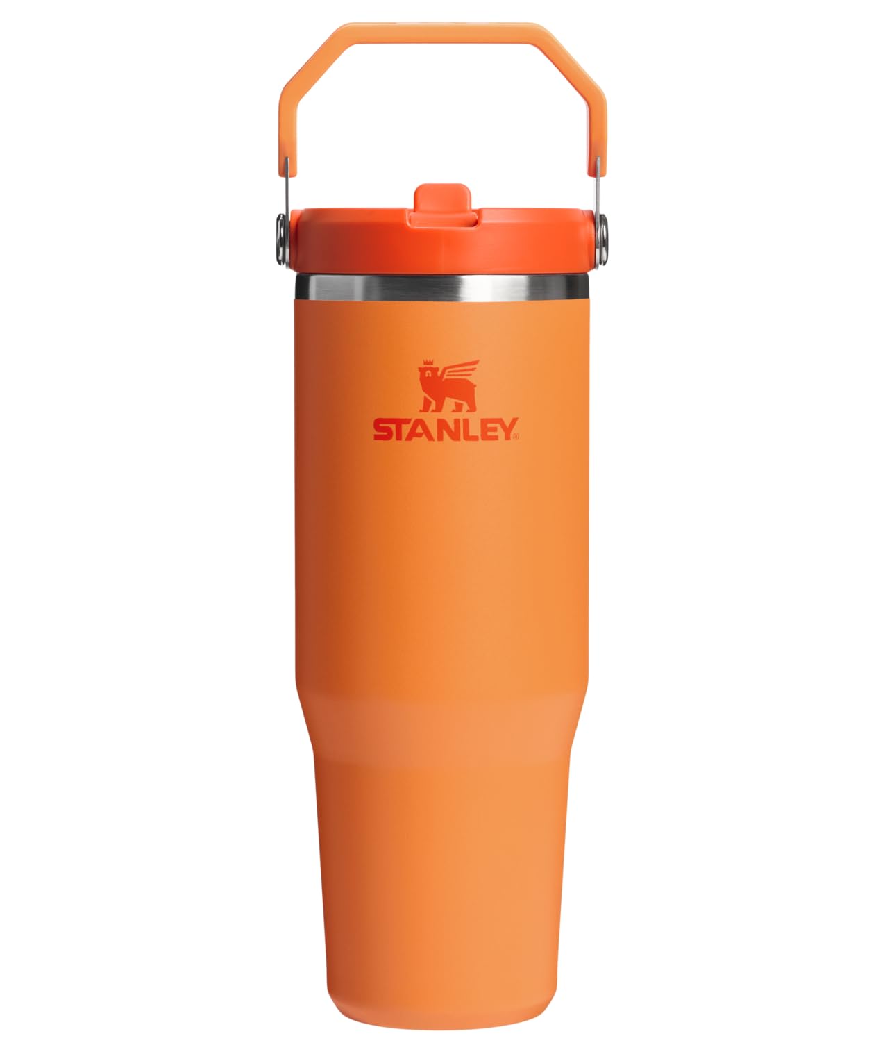 STANLEY IceFlow 2.0 Flip Straw Tumbler with Handle 30 oz | Twist On Lid and Flip Up Straw | Leakproof Water Bottle | Insulated Stainless Steel | BPA-Free | Dried Pine