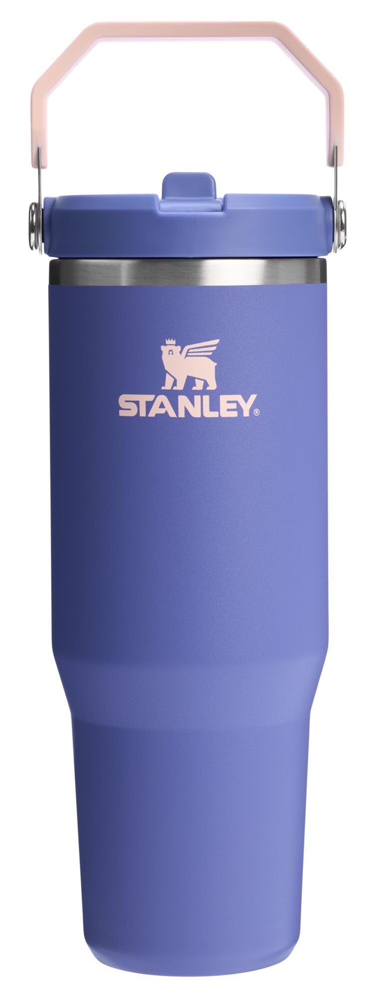 STANLEY IceFlow 2.0 Flip Straw Tumbler with Handle 30 oz | Twist On Lid and Flip Up Straw | Leakproof Water Bottle | Insulated Stainless Steel | BPA-Free | Dried Pine