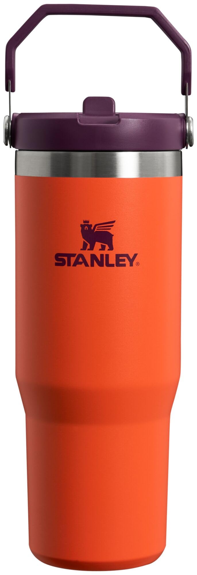 STANLEY IceFlow 2.0 Flip Straw Tumbler with Handle 30 oz | Twist On Lid and Flip Up Straw | Leakproof Water Bottle | Insulated Stainless Steel | BPA-Free | Dried Pine