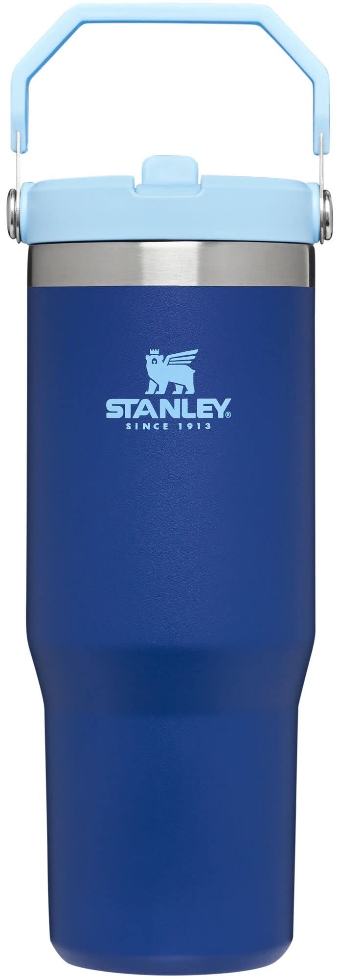 STANLEY IceFlow 2.0 Flip Straw Tumbler with Handle 30 oz | Twist On Lid and Flip Up Straw | Leakproof Water Bottle | Insulated Stainless Steel | BPA-Free | Dried Pine