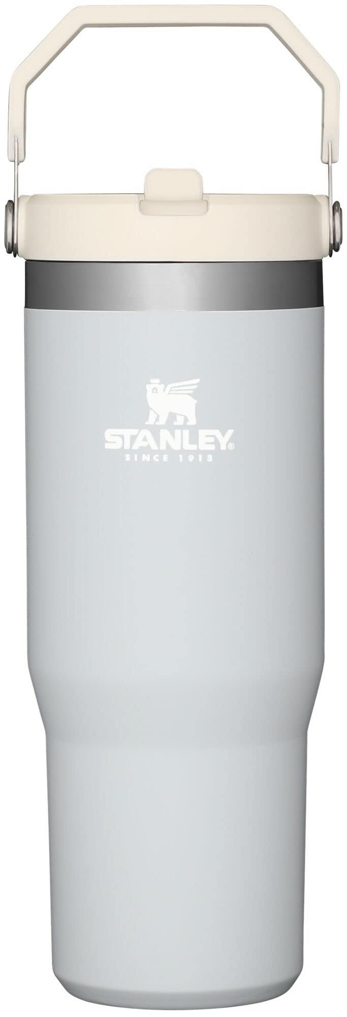 STANLEY IceFlow 2.0 Flip Straw Tumbler with Handle 30 oz | Twist On Lid and Flip Up Straw | Leakproof Water Bottle | Insulated Stainless Steel | BPA-Free | Dried Pine
