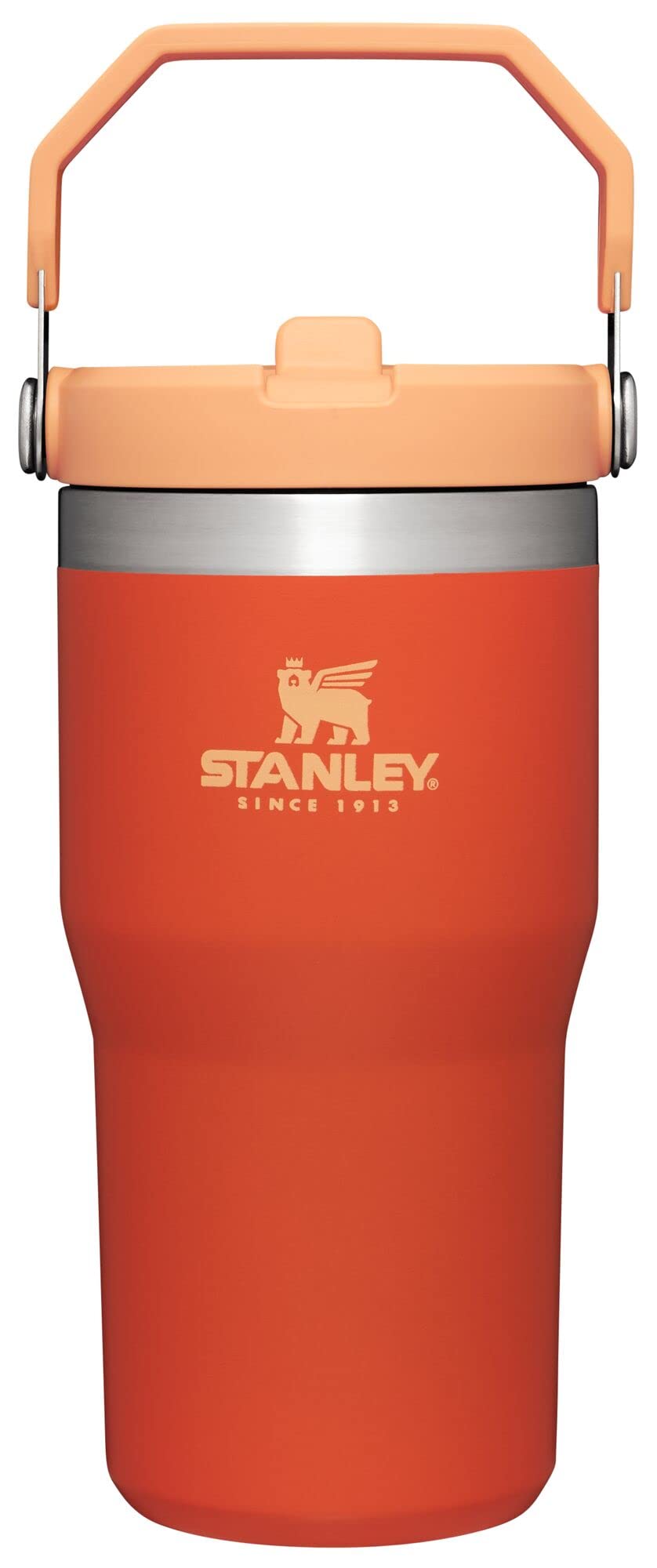 STANLEY IceFlow 2.0 Flip Straw Tumbler with Handle 30 oz | Twist On Lid and Flip Up Straw | Leakproof Water Bottle | Insulated Stainless Steel | BPA-Free | Dried Pine