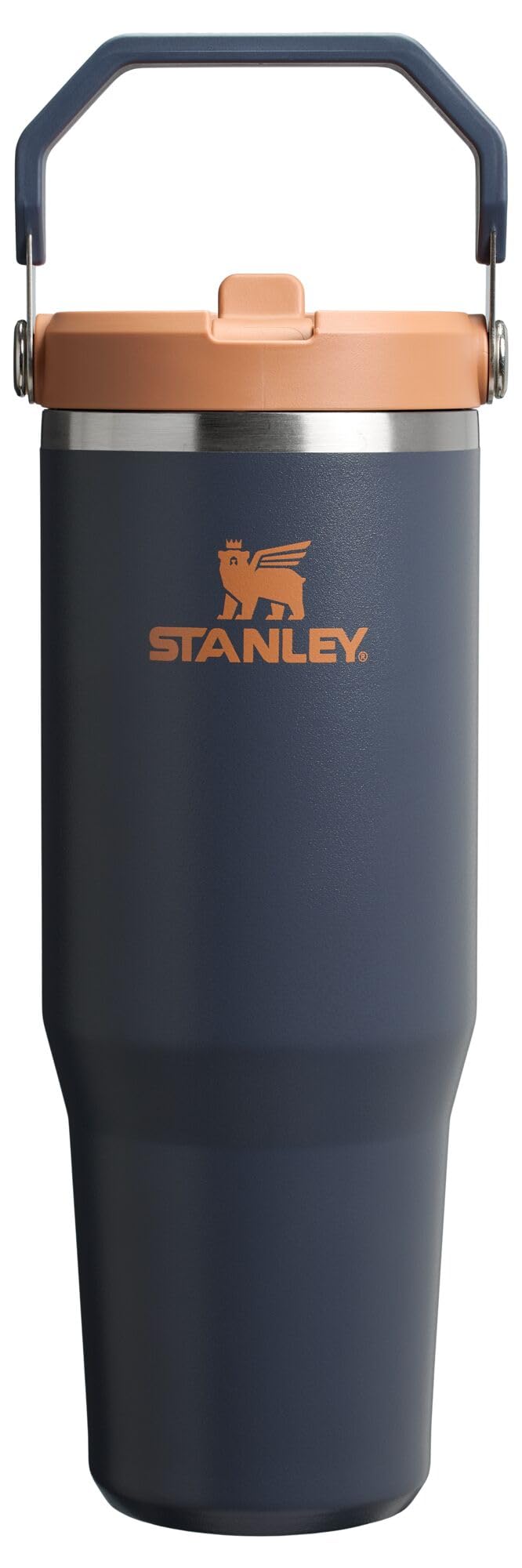 STANLEY IceFlow 2.0 Flip Straw Tumbler with Handle 30 oz | Twist On Lid and Flip Up Straw | Leakproof Water Bottle | Insulated Stainless Steel | BPA-Free | Dried Pine
