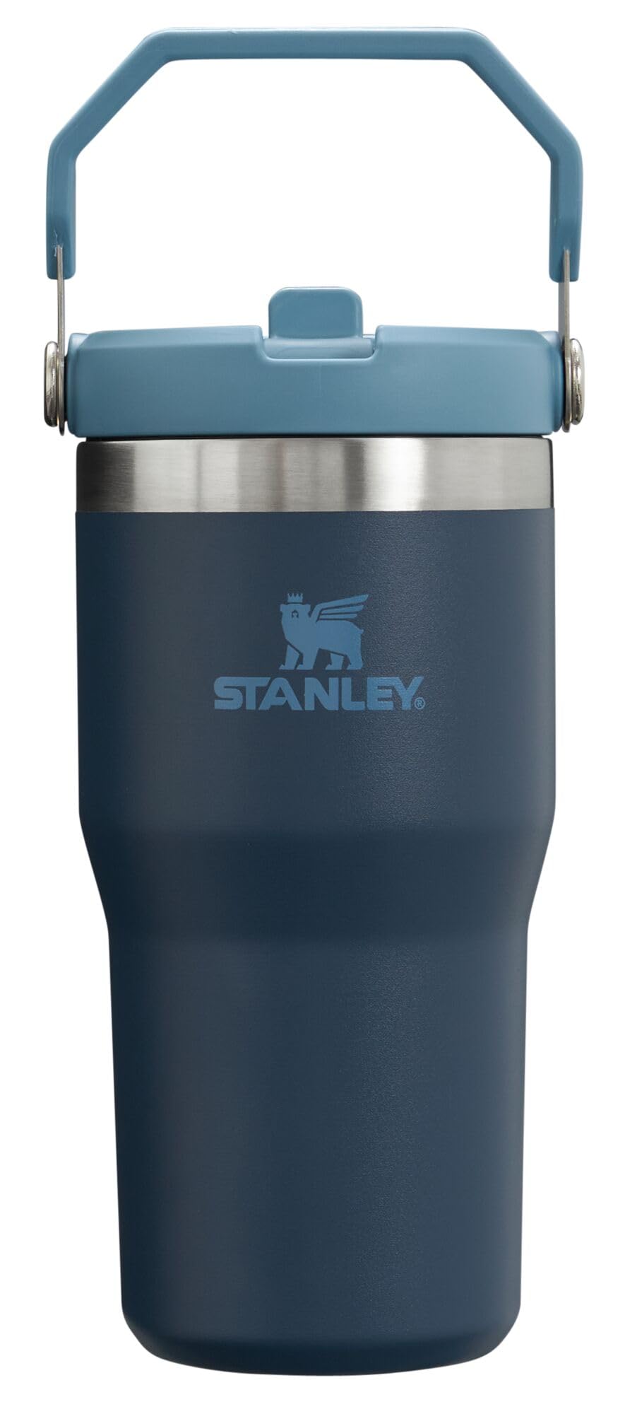STANLEY IceFlow 2.0 Flip Straw Tumbler with Handle 30 oz | Twist On Lid and Flip Up Straw | Leakproof Water Bottle | Insulated Stainless Steel | BPA-Free | Dried Pine