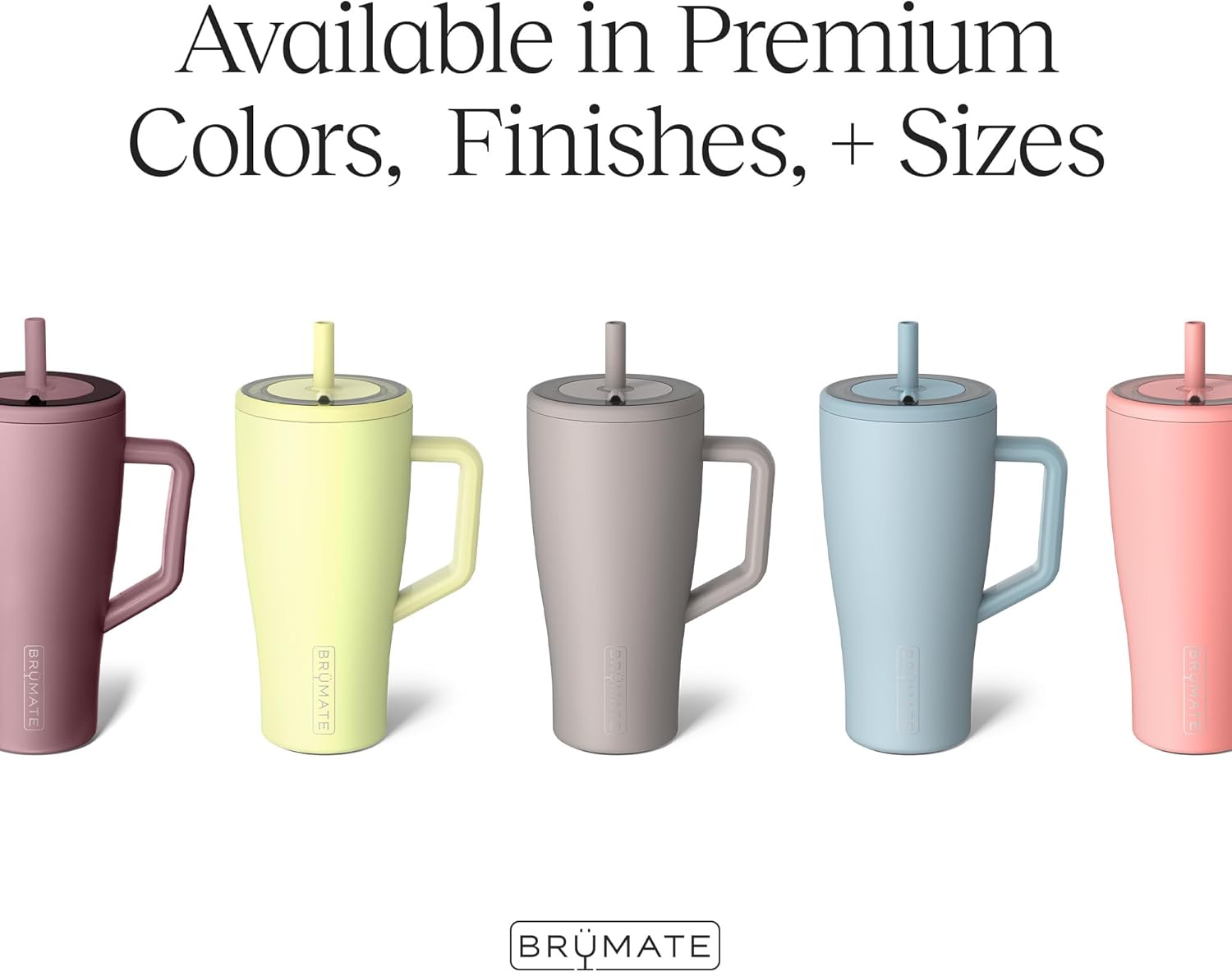 BrüMate Era 40 oz Tumbler with Handle & Straw | 100% Leakproof Insulated Water Bottle Tumbler with Lid & Flexible SoftSip Straw | Made of Stainless Steel | Cup Holder Friendly | 40oz (Cactus Flower)