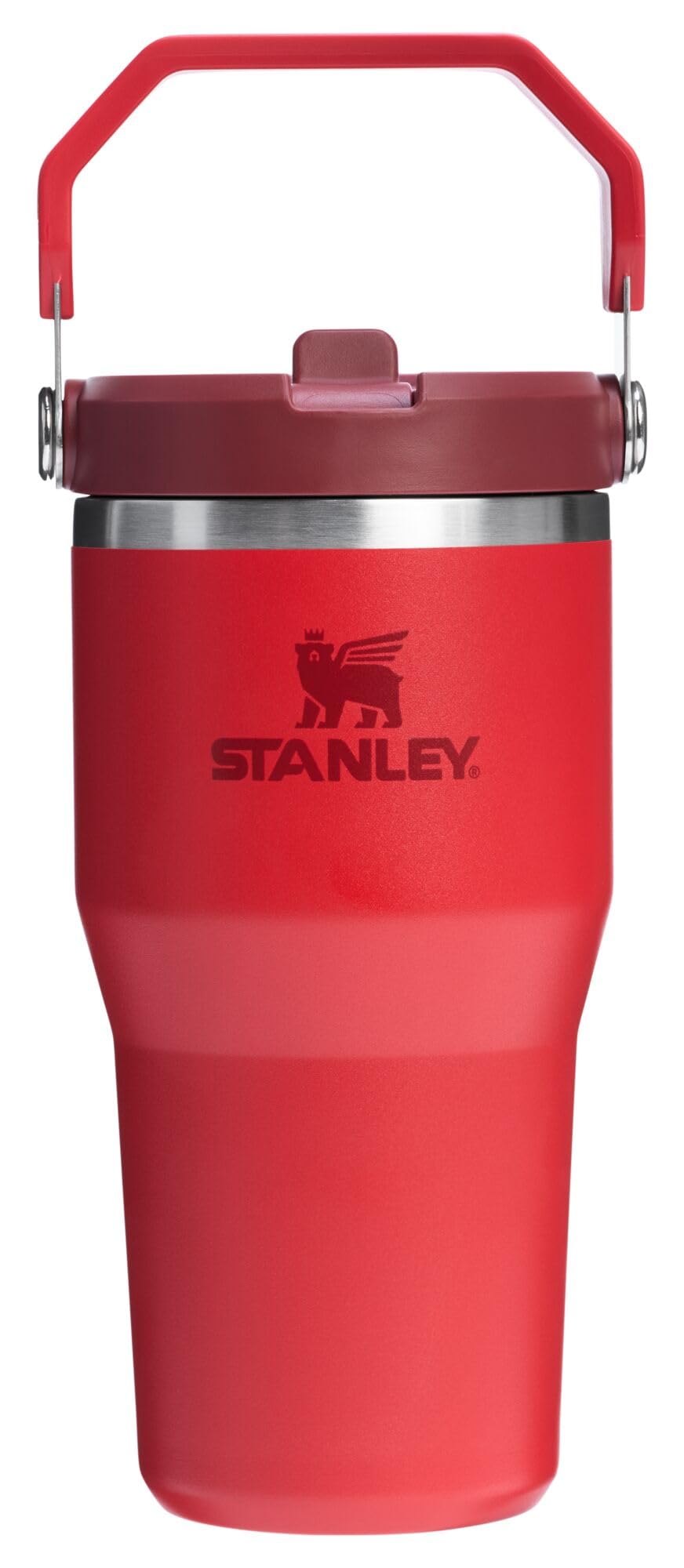 STANLEY IceFlow 2.0 Flip Straw Tumbler with Handle 30 oz | Twist On Lid and Flip Up Straw | Leakproof Water Bottle | Insulated Stainless Steel | BPA-Free | Dried Pine