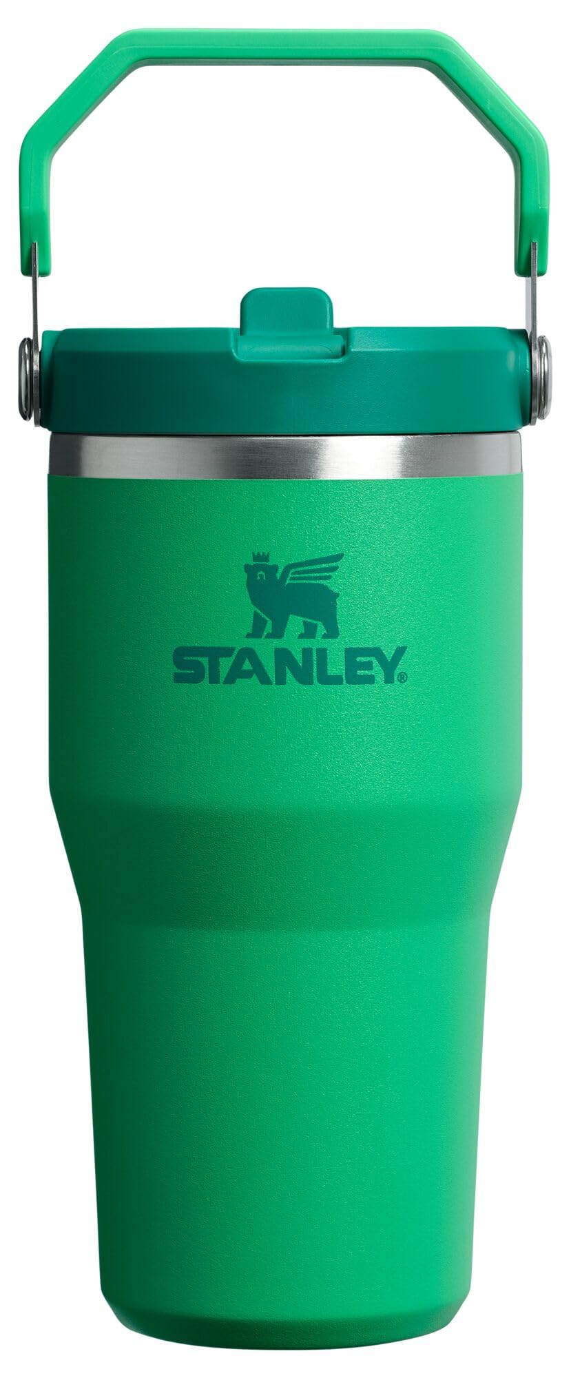 STANLEY IceFlow 2.0 Flip Straw Tumbler with Handle 30 oz | Twist On Lid and Flip Up Straw | Leakproof Water Bottle | Insulated Stainless Steel | BPA-Free | Dried Pine
