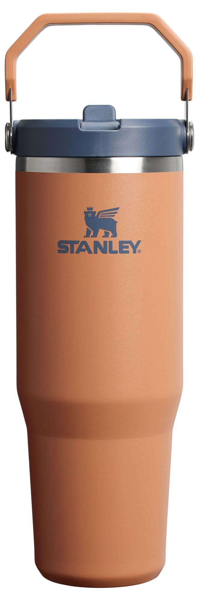 STANLEY IceFlow 2.0 Flip Straw Tumbler with Handle 30 oz | Twist On Lid and Flip Up Straw | Leakproof Water Bottle | Insulated Stainless Steel | BPA-Free | Dried Pine