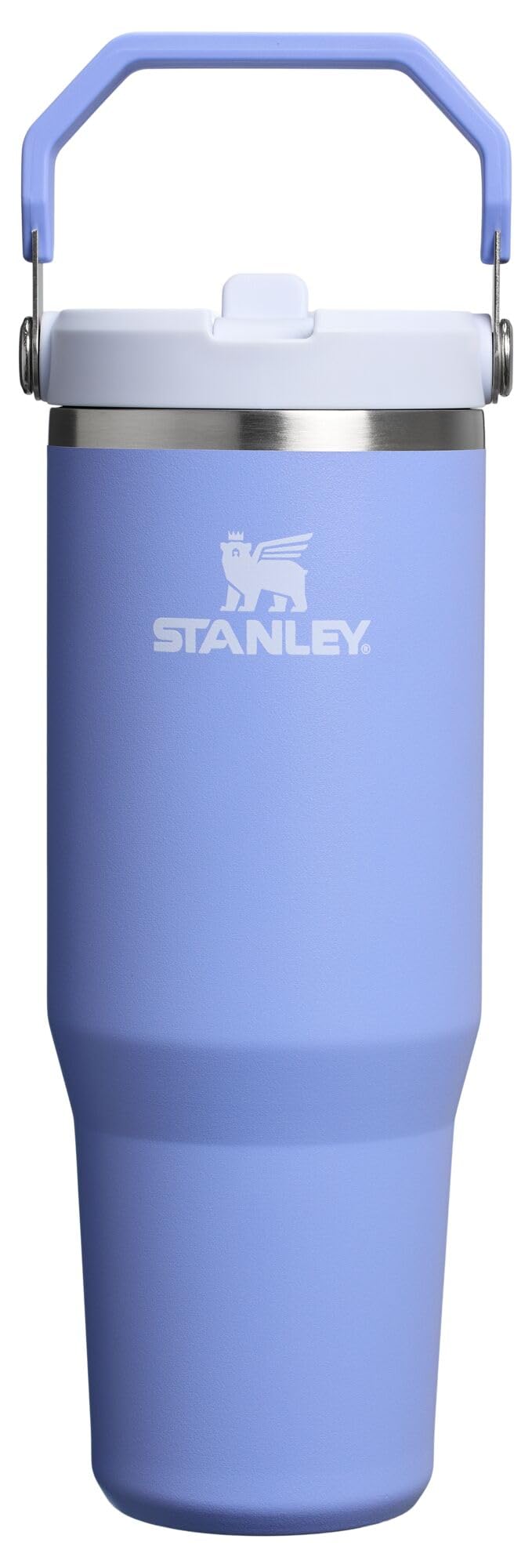 STANLEY IceFlow 2.0 Flip Straw Tumbler with Handle 30 oz | Twist On Lid and Flip Up Straw | Leakproof Water Bottle | Insulated Stainless Steel | BPA-Free | Dried Pine