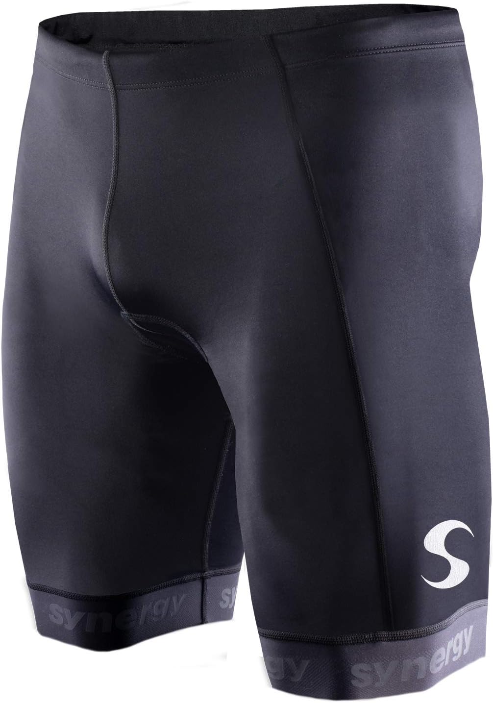 Synergy Men's Elite Tri Shorts with Mesh Pockets and Running Bottles