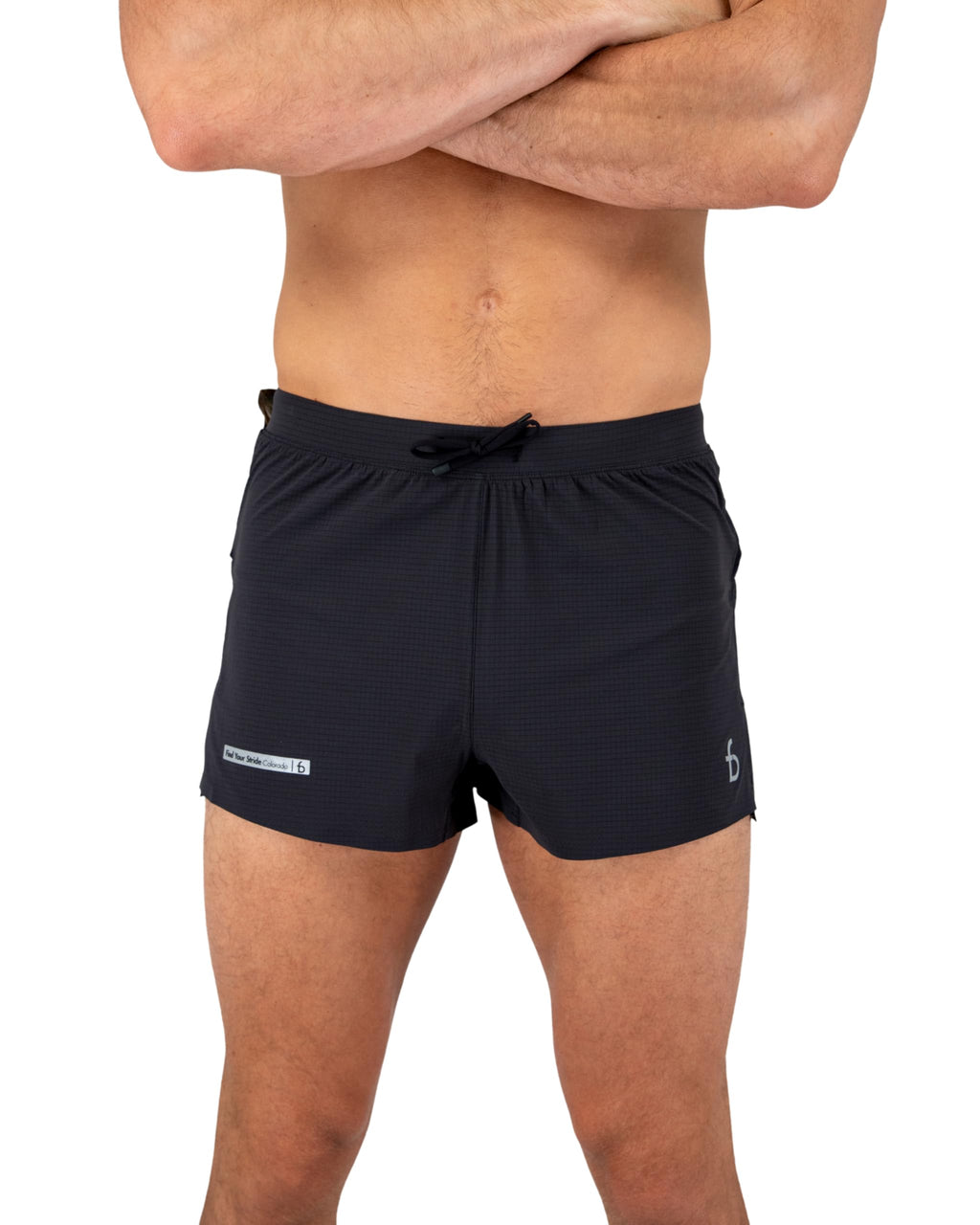 FlipBelt Black Athletic Elite Running Shorts for Men, Lightweight Moisture Wicking Exercise Shorts with Pockets, XS-XL