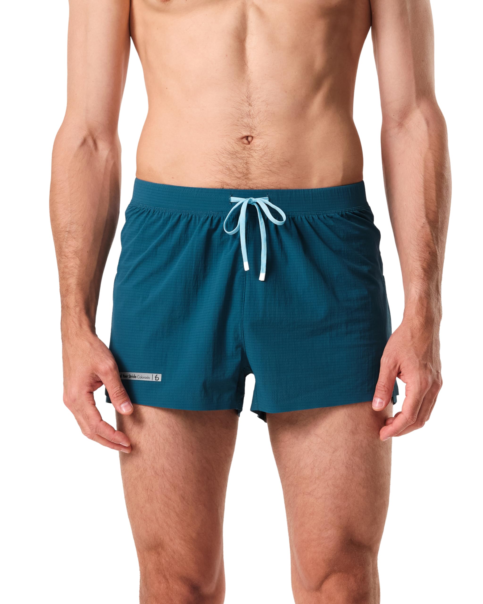 FlipBelt Black Athletic Elite Running Shorts for Men, Lightweight Moisture Wicking Exercise Shorts with Pockets, XS-XL