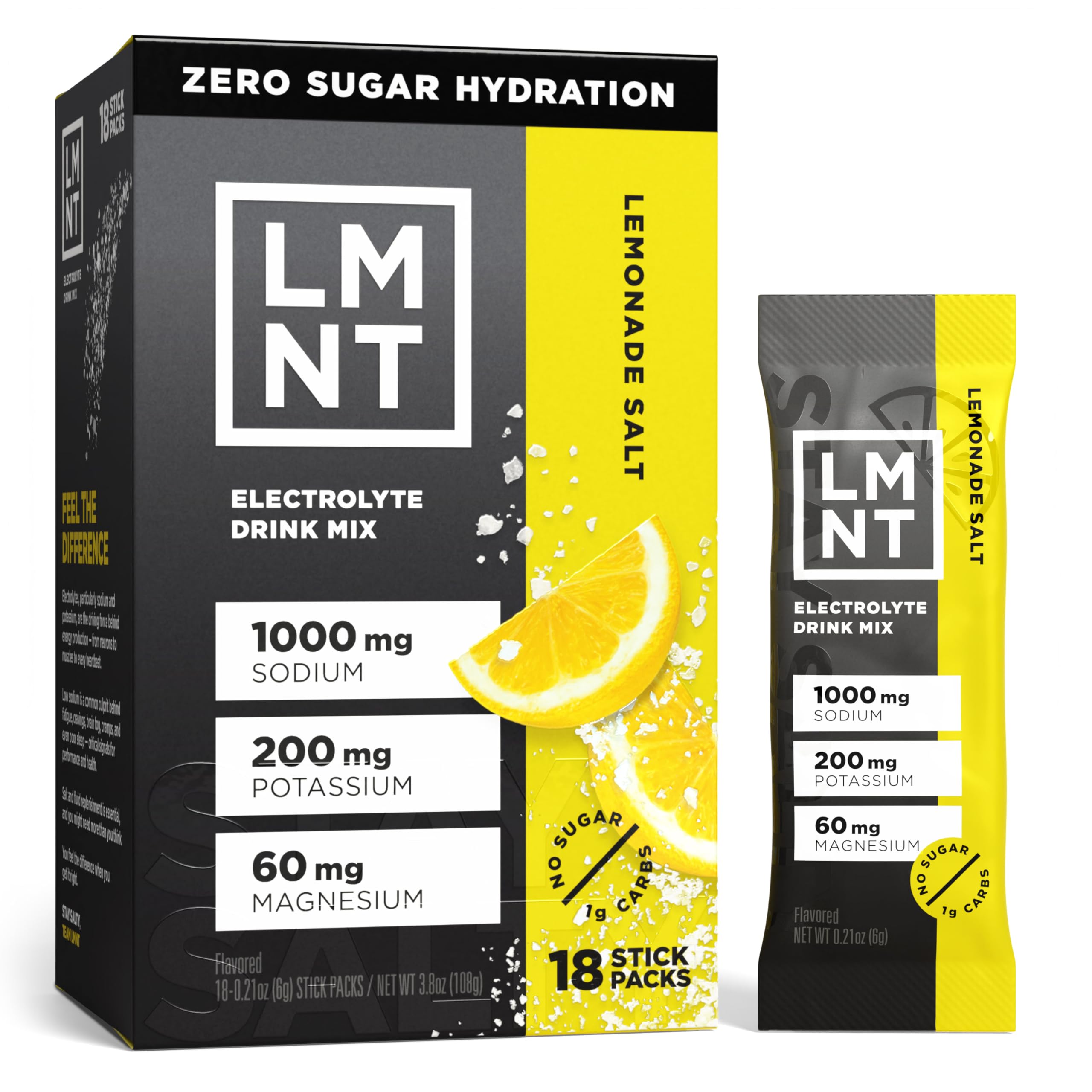 LMNT Zero Sugar Electrolytes - Variety Pack Bundle | Drink Mix | 36-Count